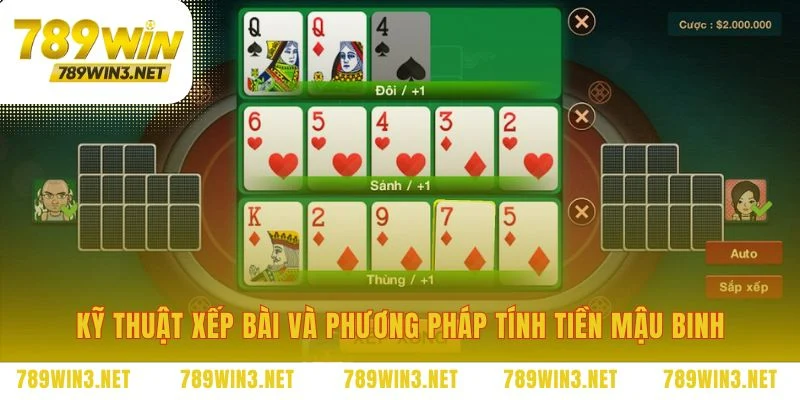 Sắp xếp thông minh quyết định tiền cược Mậu Binh